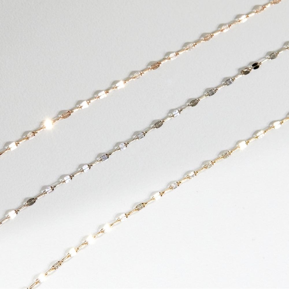 CATBIRD Tinsel Choker in White Gold